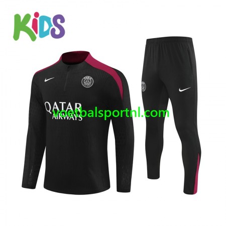 Paris Saint Germain Kind Zwart Trainings Sweatshirt Pak 2024-25